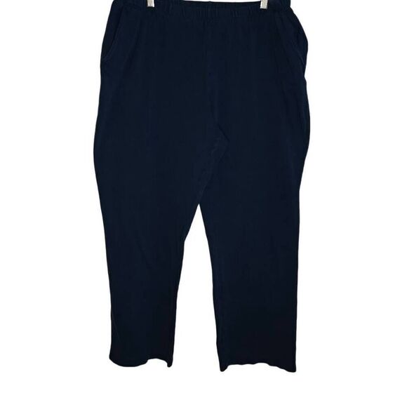 Lands End Stretch Emerald Green Cropped Pants - Picture 1 of 5